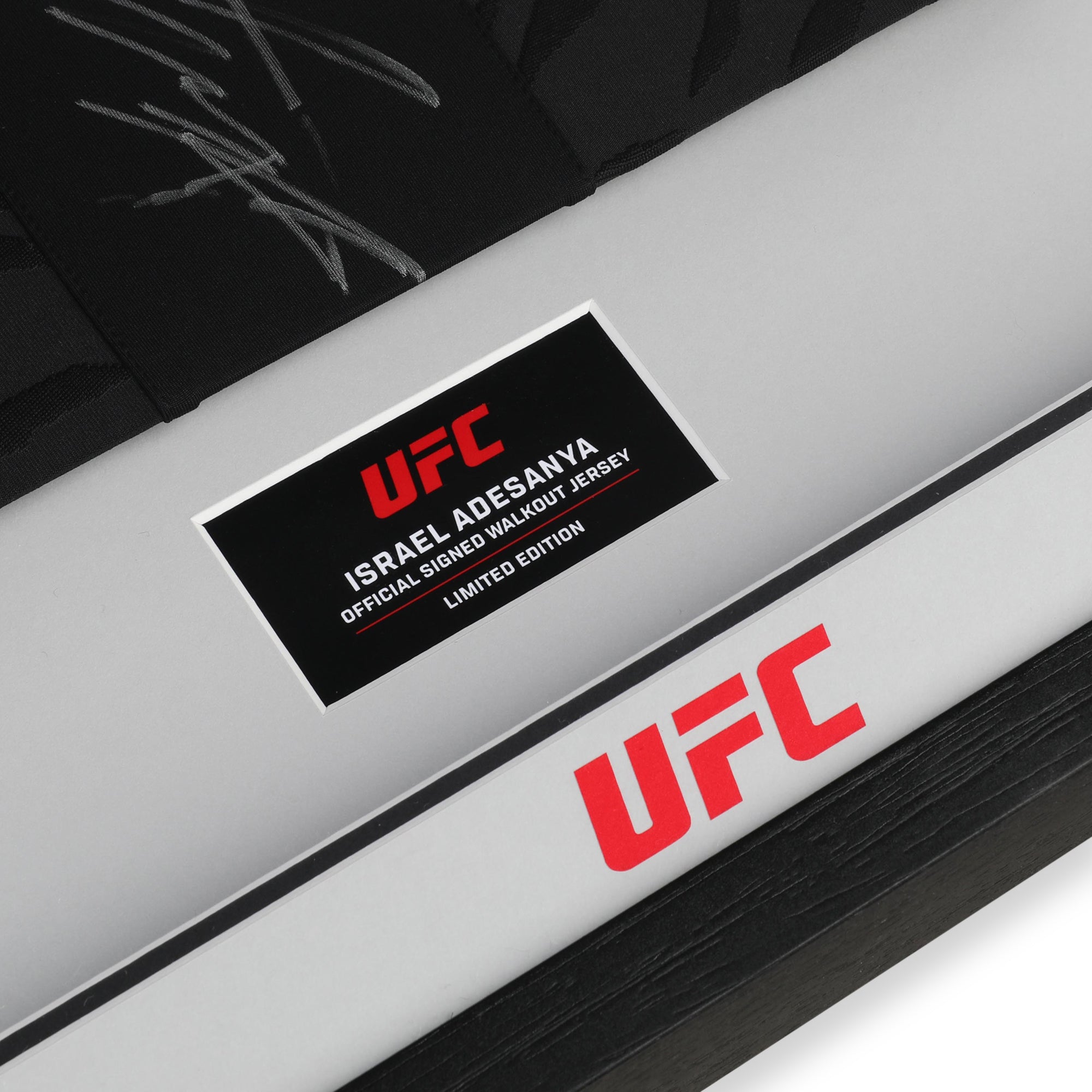 Israel Adesanya Signed UFC Fusion Venum Authentic Fight Night Walkout Jersey