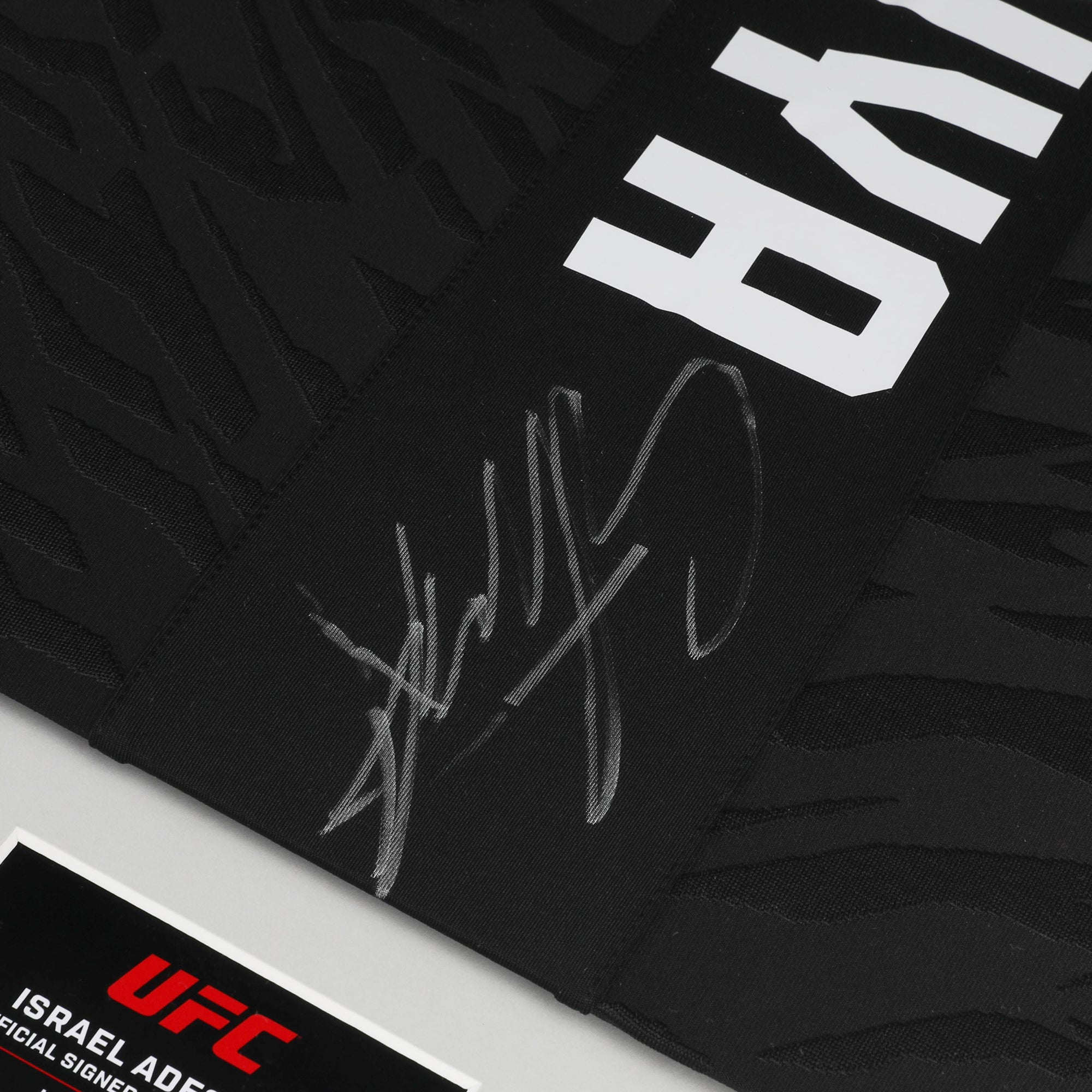 Israel Adesanya Signed UFC Fusion Venum Authentic Fight Night Walkout Jersey