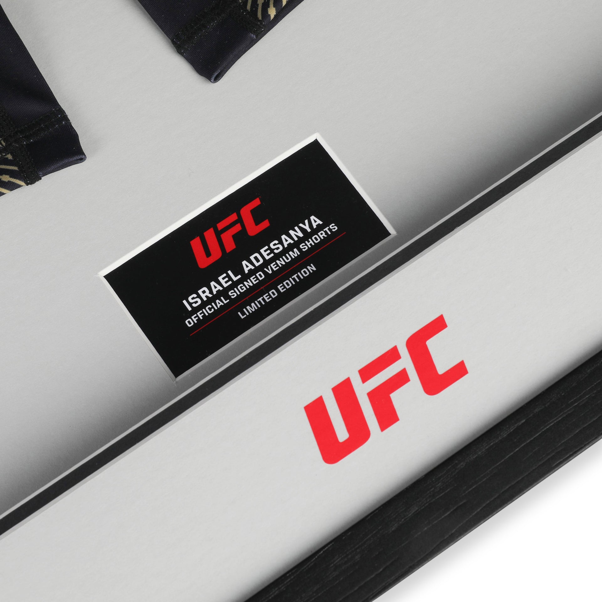 Israel Adesanya Signed Limited Edition UFC Venum Shorts