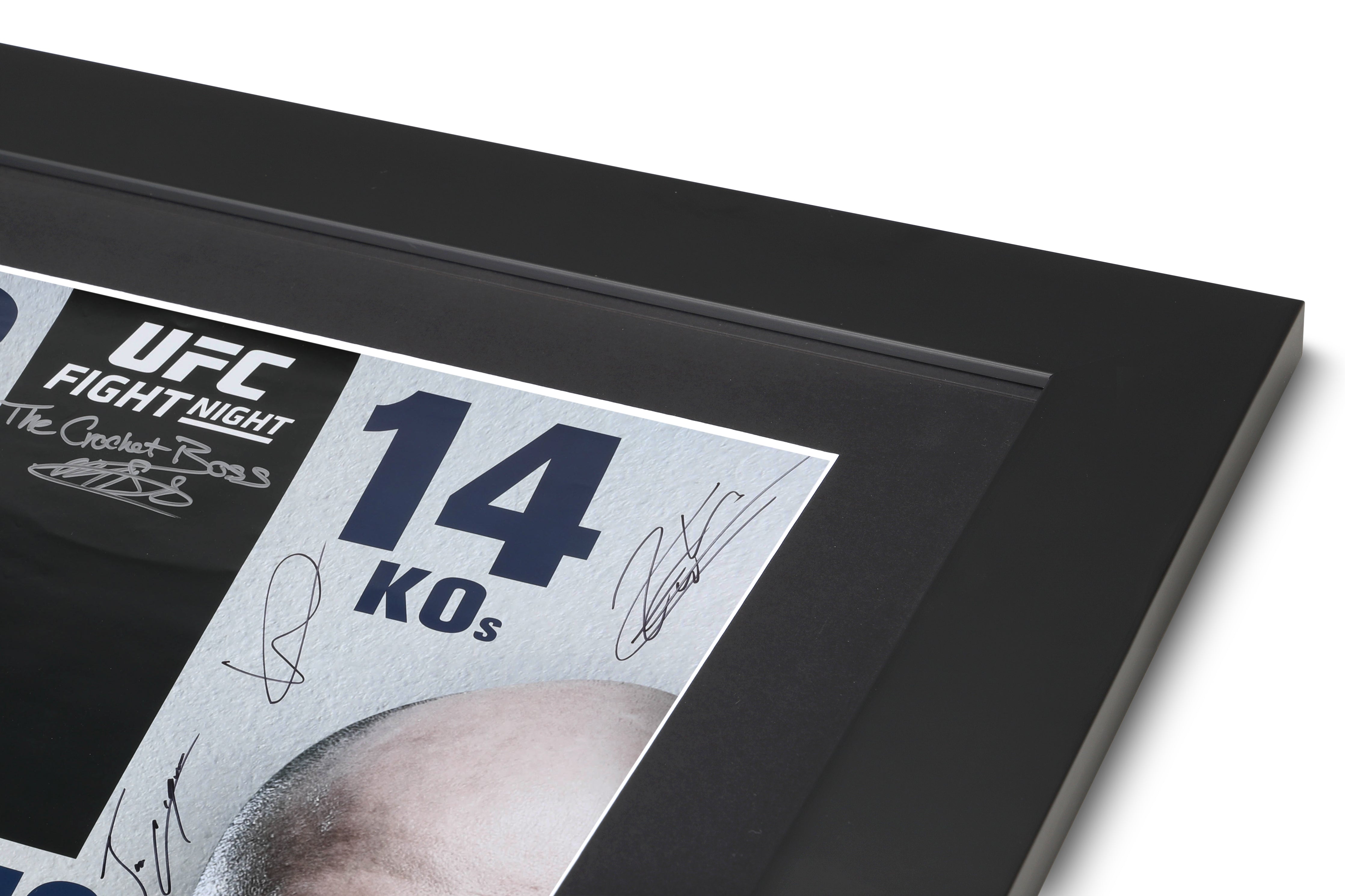 UFC Fight Night: Lewis vs dos Santos Autographed Event Poster