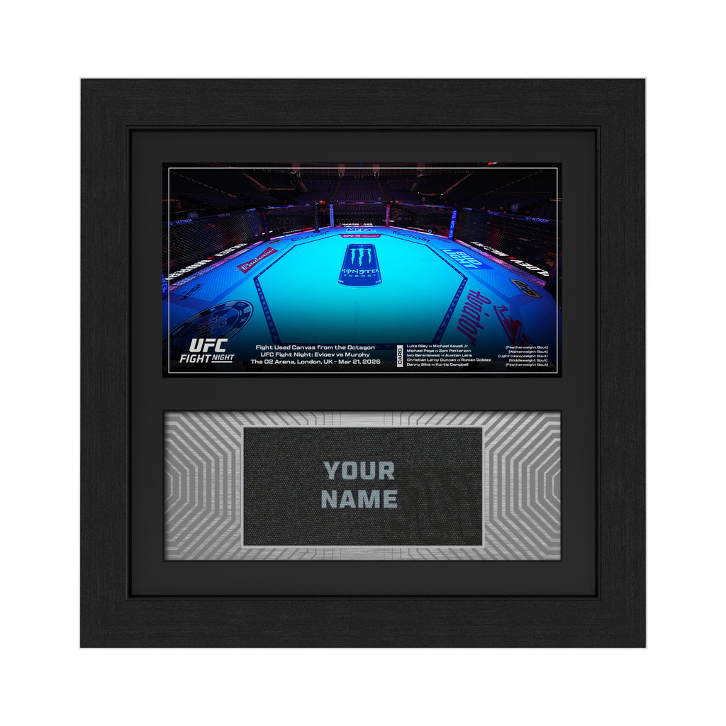 SOLD OUT: UFC Fight Night: Evloev vs Murphy Name on Canvas