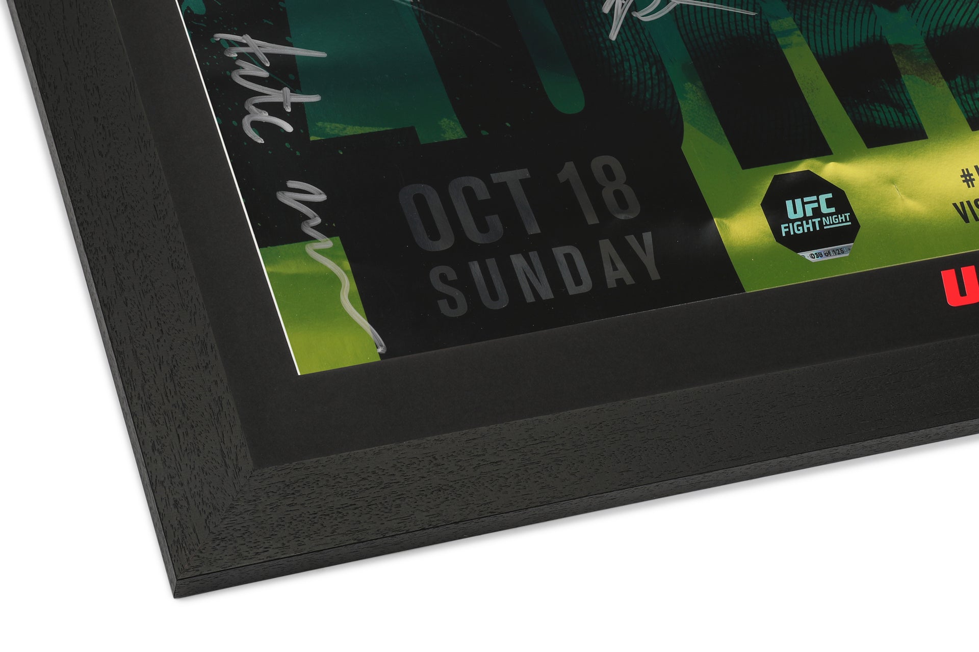 UFC Fight Night: Ortega vs The Korean Zombie Autographed Event Poster