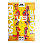 UFC Fight Night: Royval vs Kape Autographed Event Poster