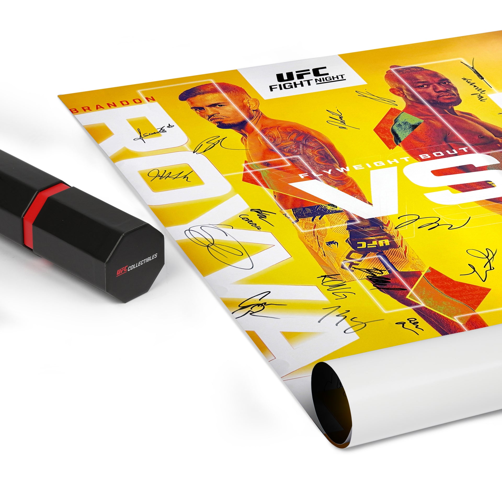 UFC Fight Night: Royval vs Kape Autographed Event Poster