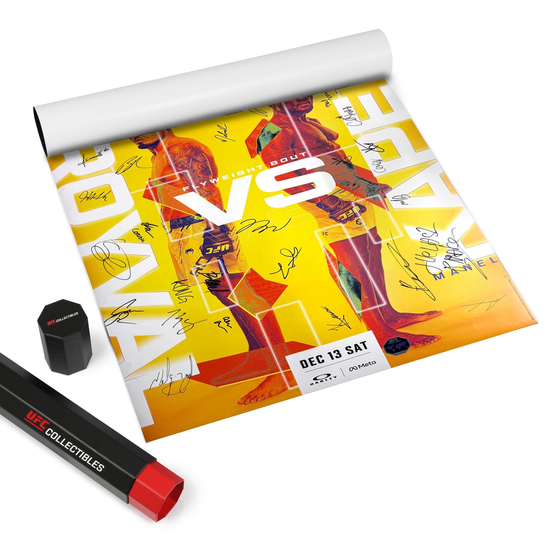 UFC Fight Night: Royval vs Kape Autographed Event Poster