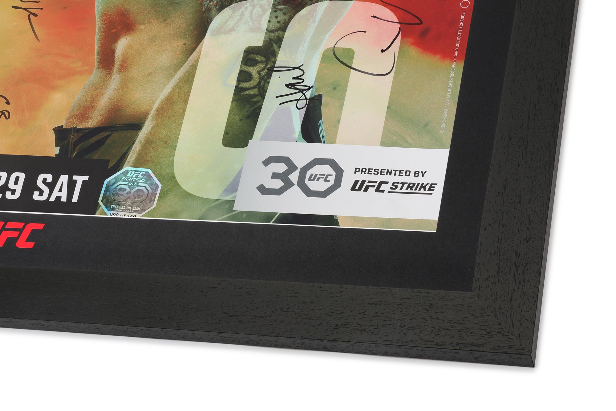 UFC Fight Night: Song vs Simón Autographed Event Poster