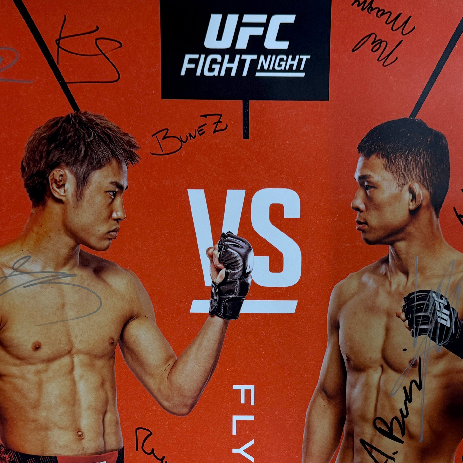 UFC Fight Night: Taira vs Park Autographed Event Poster
