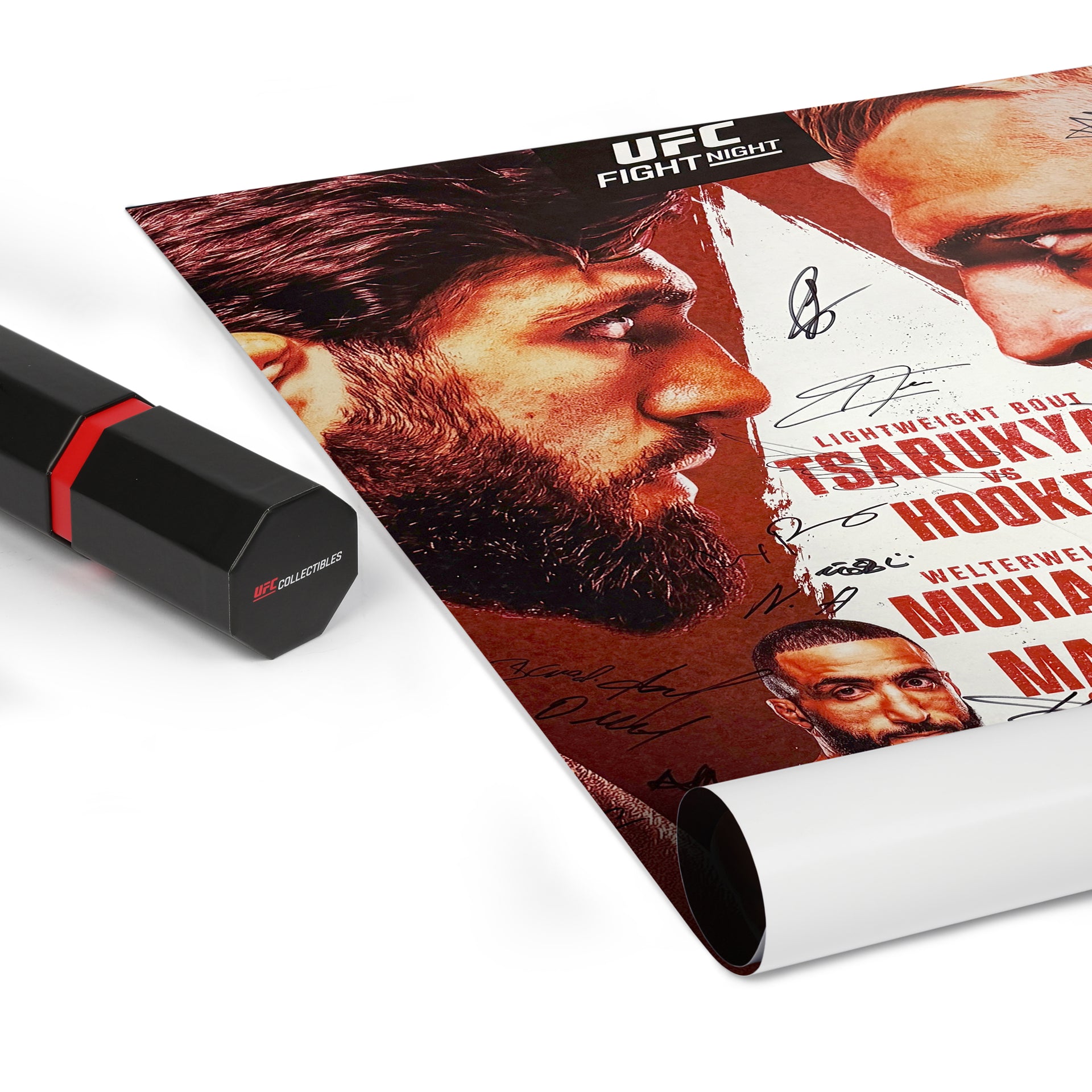 UFC Fight Night: Tsarukyan vs Hooker Autographed Event Poster