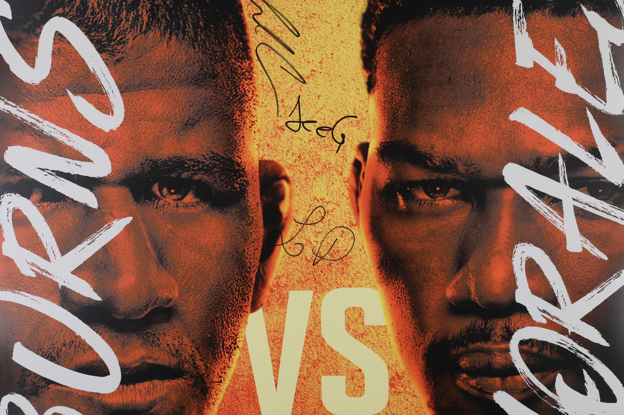 UFC Fight Night: Burns vs Morales Autographed Event Poster