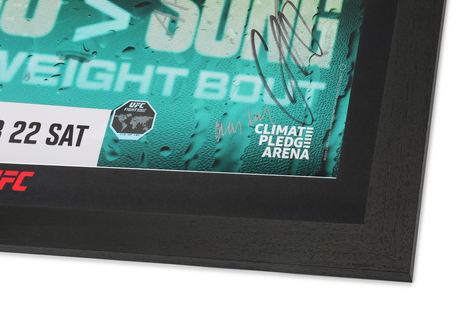 UFC Fight Night: Cejudo vs Song Autographed Event Poster