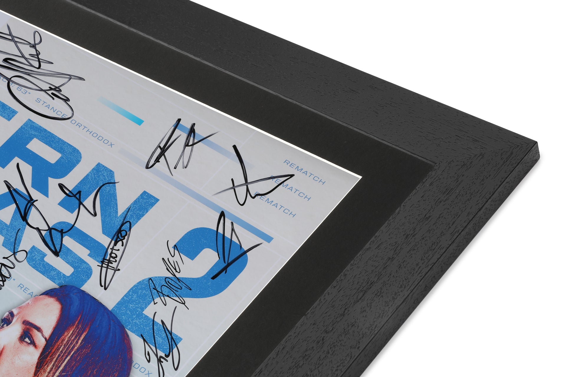 UFC Fight Night: Dern vs Ribas 2 Autographed Event Poster