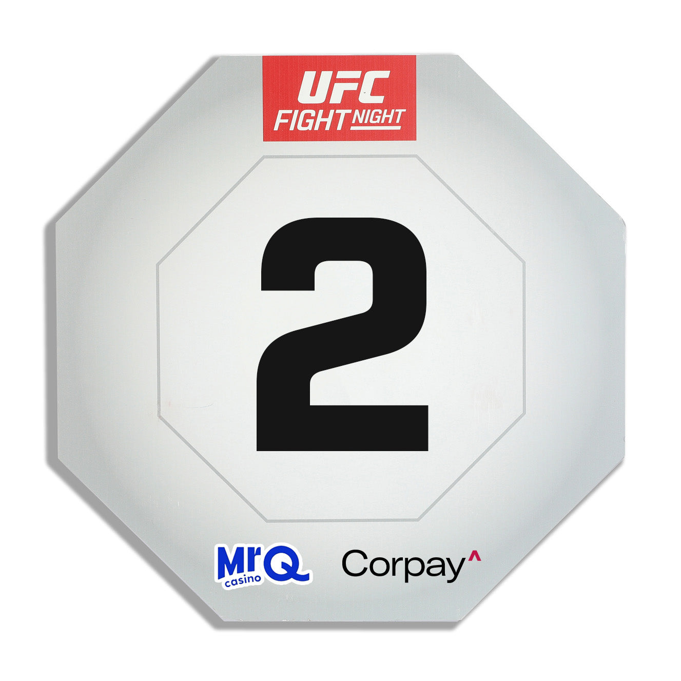 UFC Fight Night: Evloev vs Murphy Event Used Round Card Two