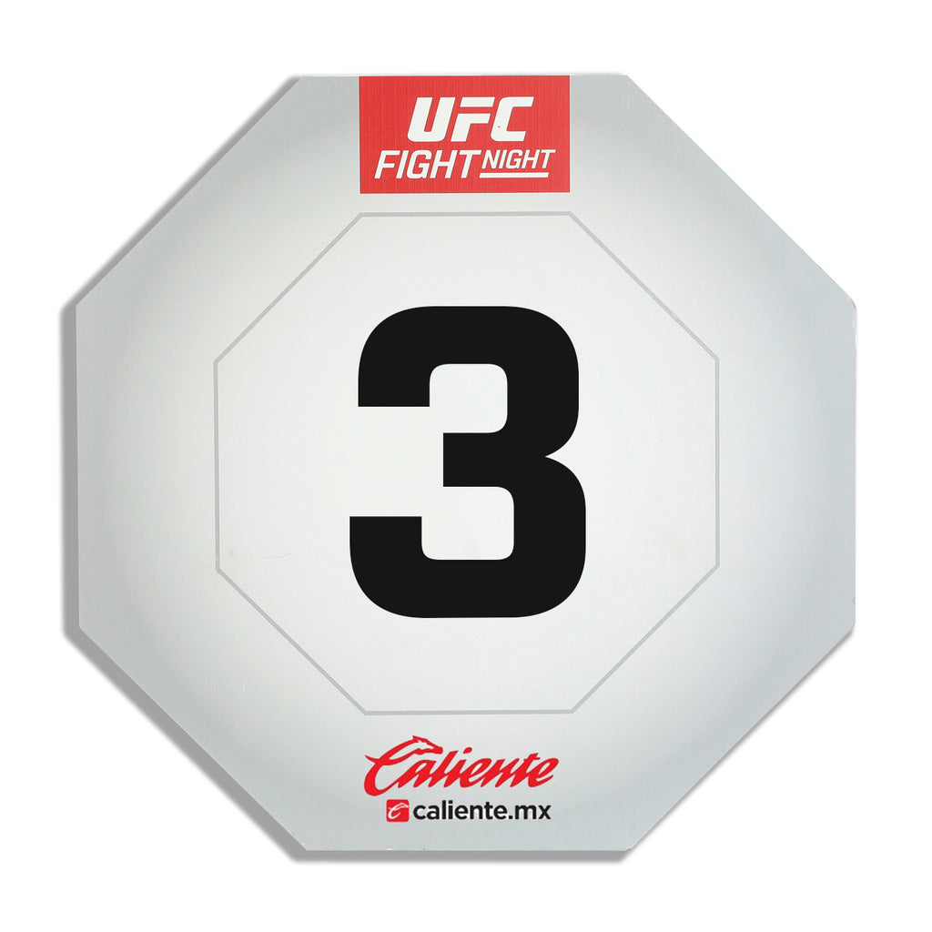 UFC Fight Night: Moreno vs Kavanagh Event Used Round Card Three