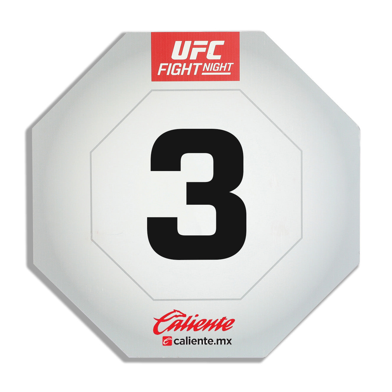 UFC Fight Night: Moreno vs Kavanagh Event Used Round Card Three