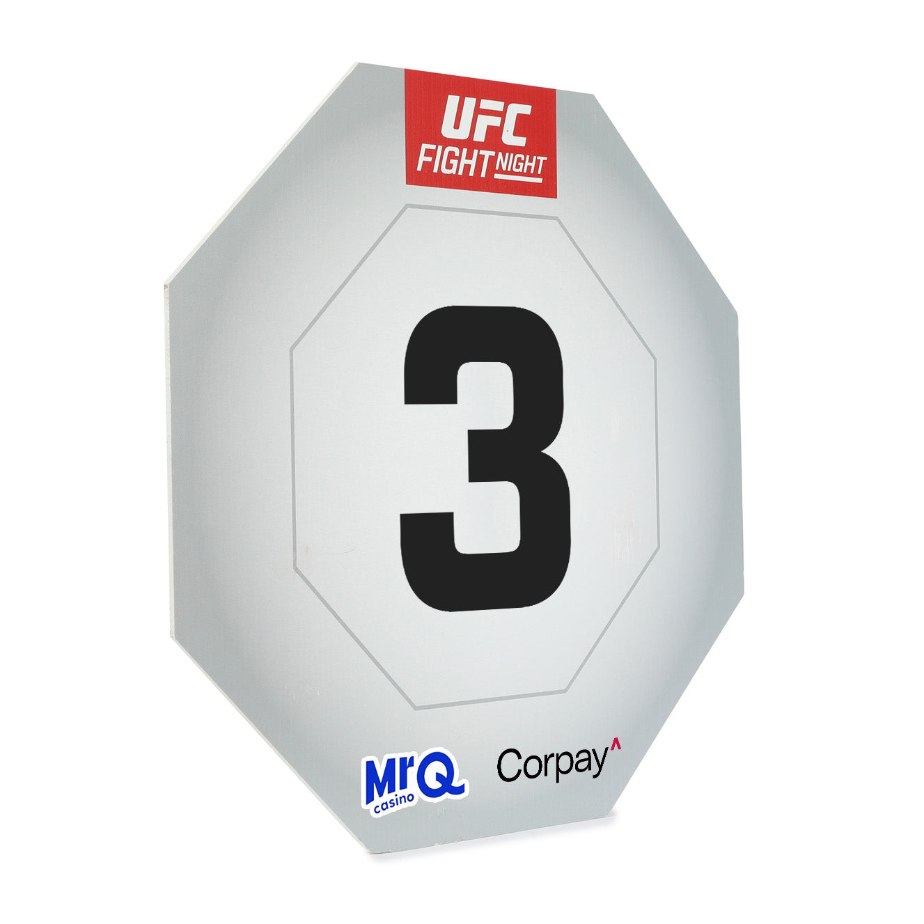 UFC Fight Night: Evloev vs Murphy Event Used Round Card Three