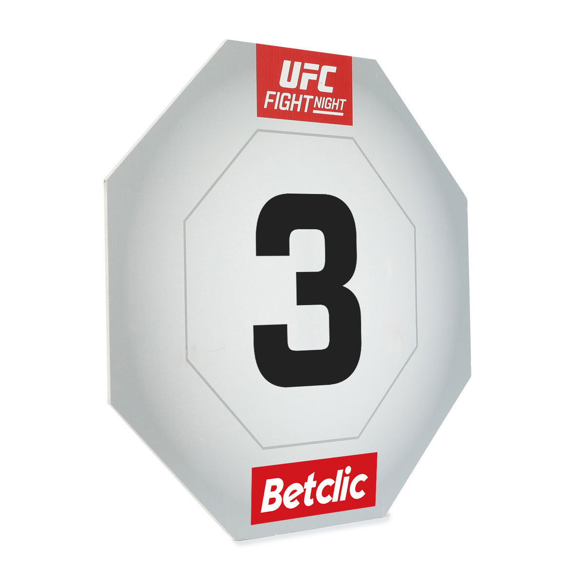 UFC Fight Night: Hooker vs Parnasse Event Used Round Card Three
