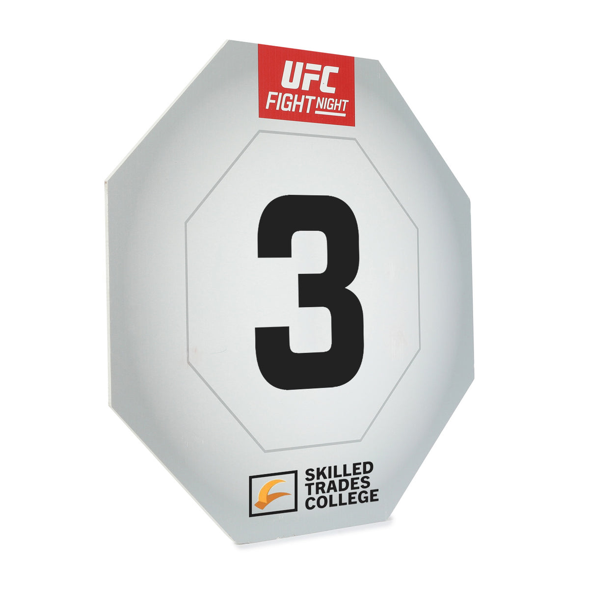 UFC Fight Night: Buckley vs Malott Event Used Round Card Three