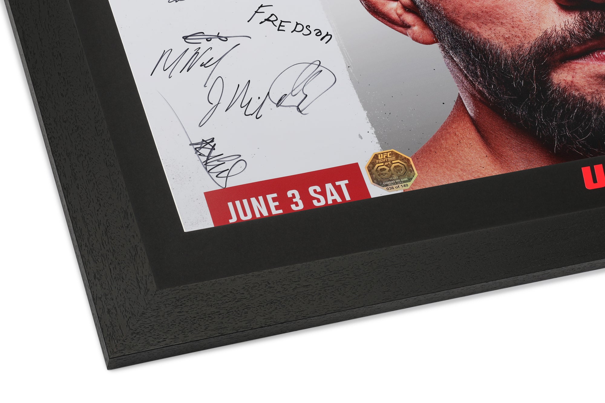 UFC Fight Night: Kara-France vs Albazi Autographed Event Poster