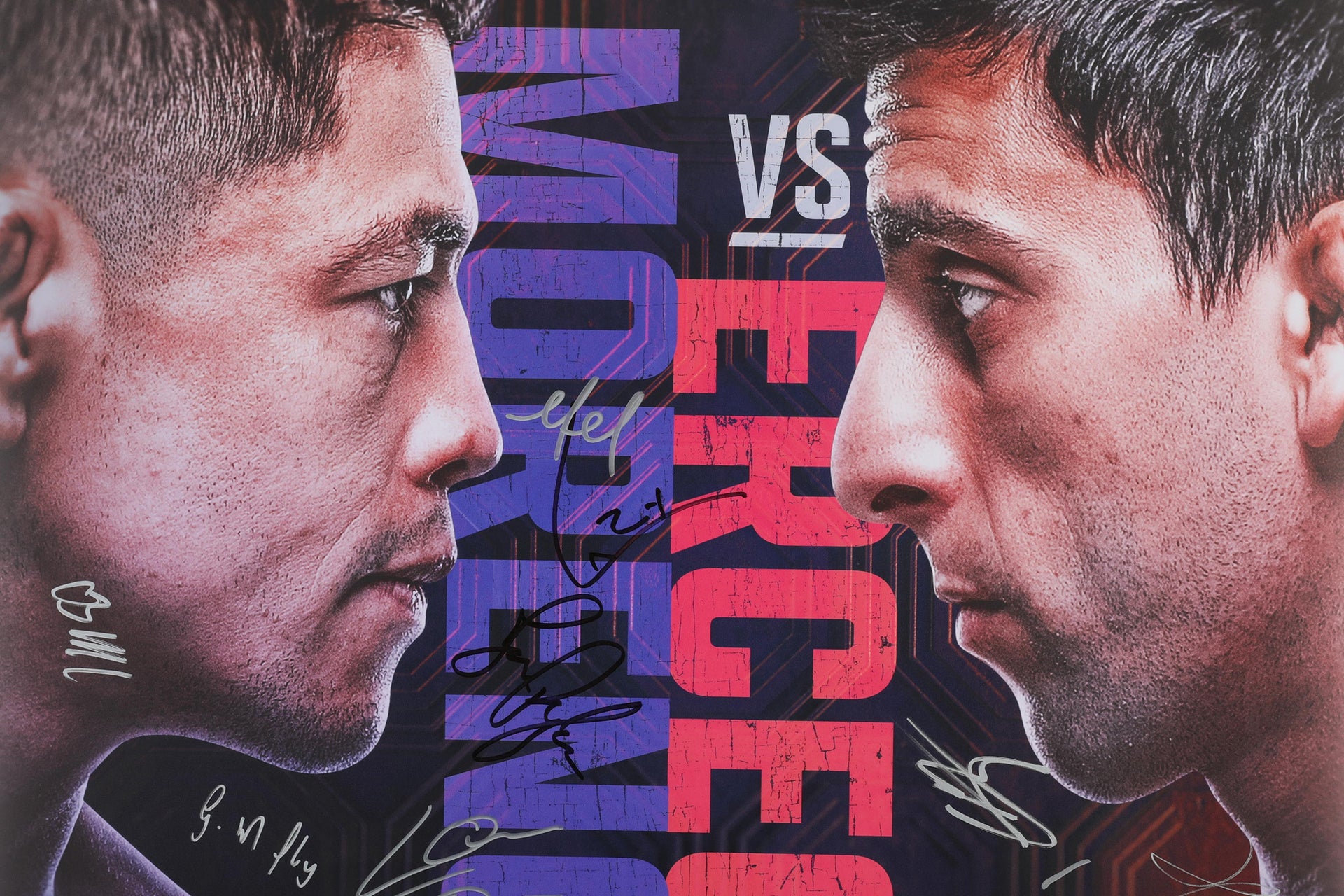 UFC Fight Night: Moreno vs Erceg Autographed Event Poster