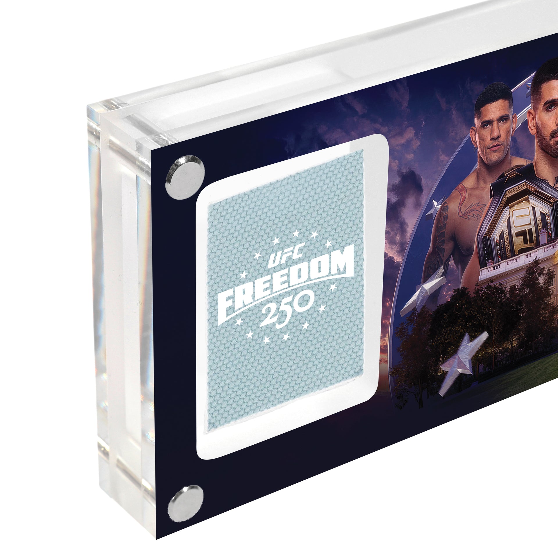 UFC Freedom 250: Topuria vs Gaethje Limited Edition Canvas in Acrylic