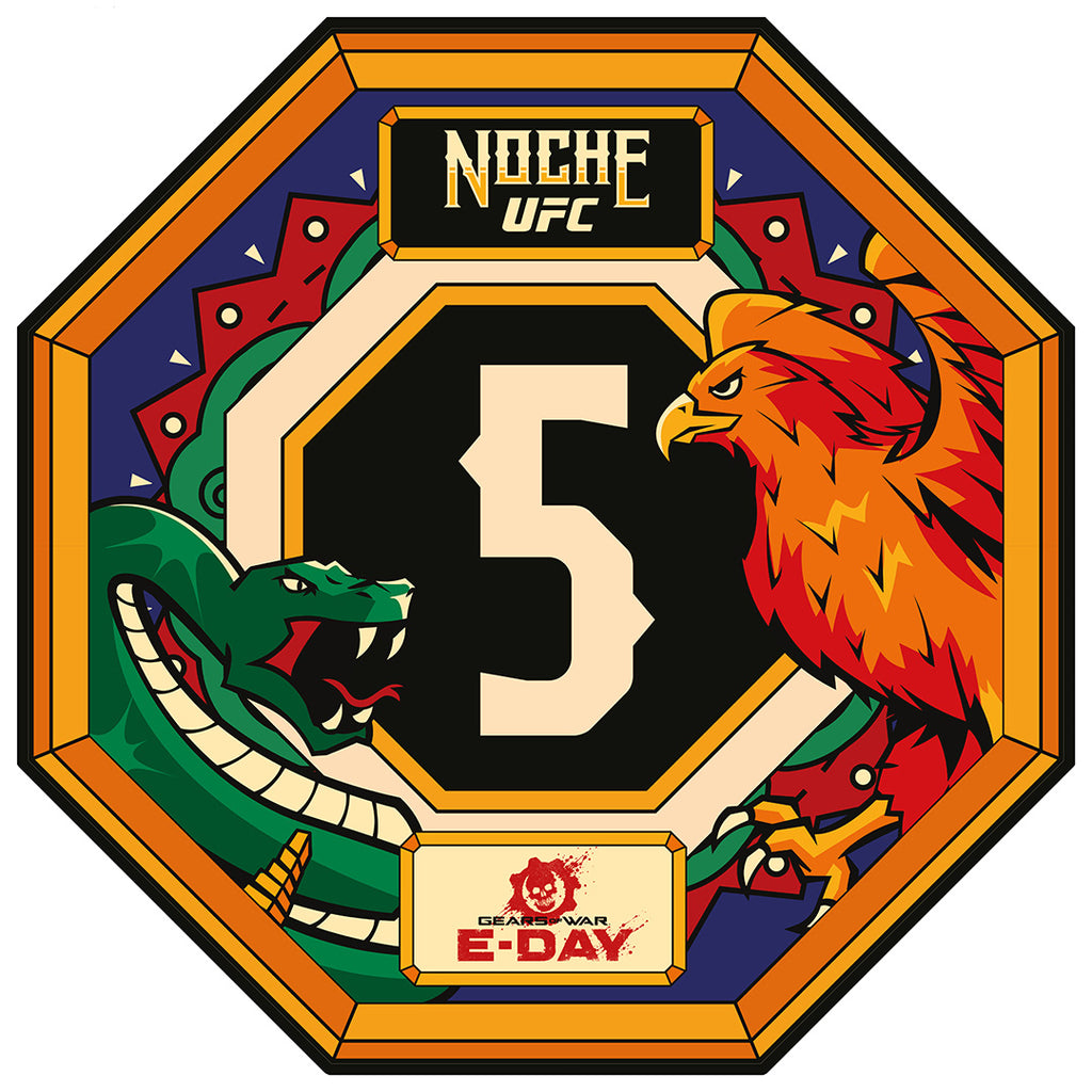 Noche UFC: Silva vs Delgado Event Used Round Card Five