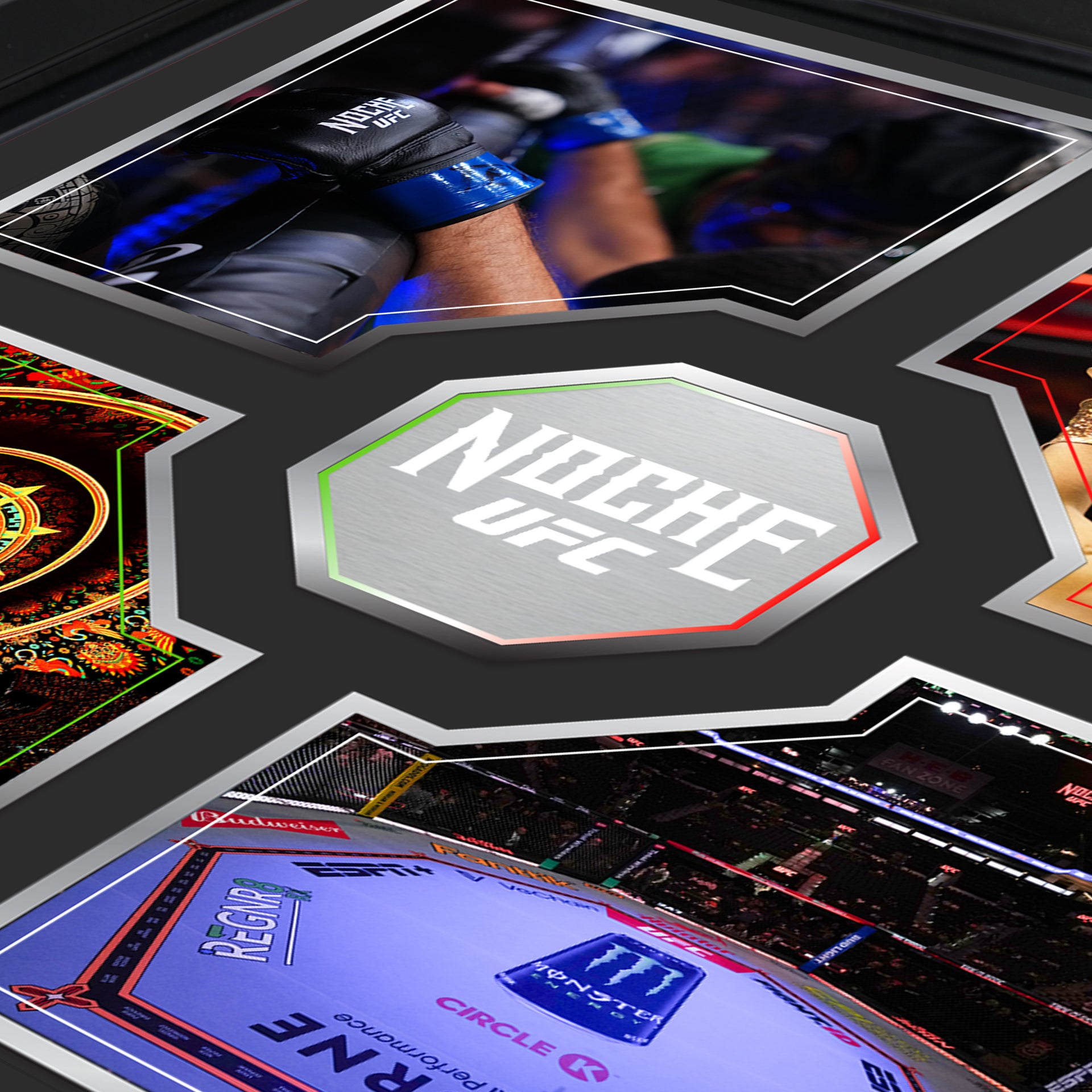 Noche UFC Name on Canvas