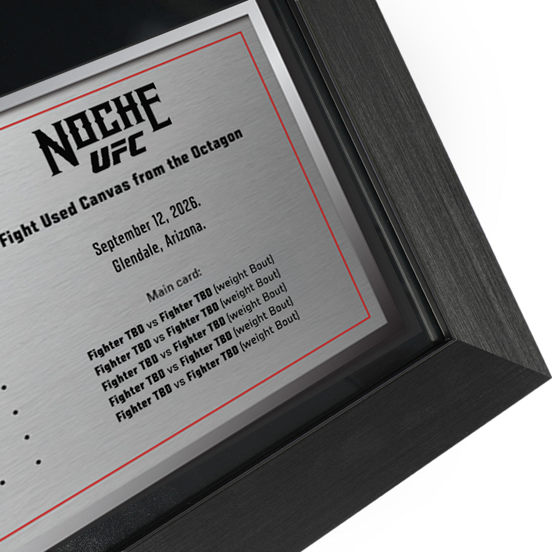 Noche UFC Name on Canvas