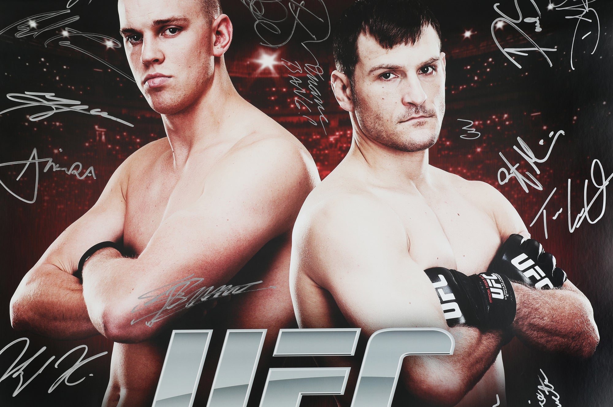 UFC on Fuel TV: Struve vs Miocic Autographed Event Poster