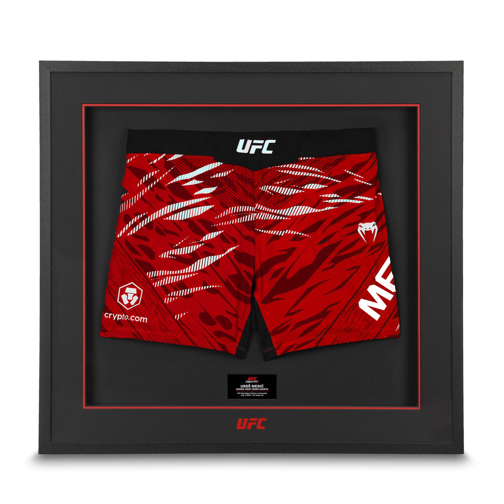 Uros Medic Signed 1-of-1 Fight Worn Shorts UFC Fight Night: Dolidze vs Hernandez