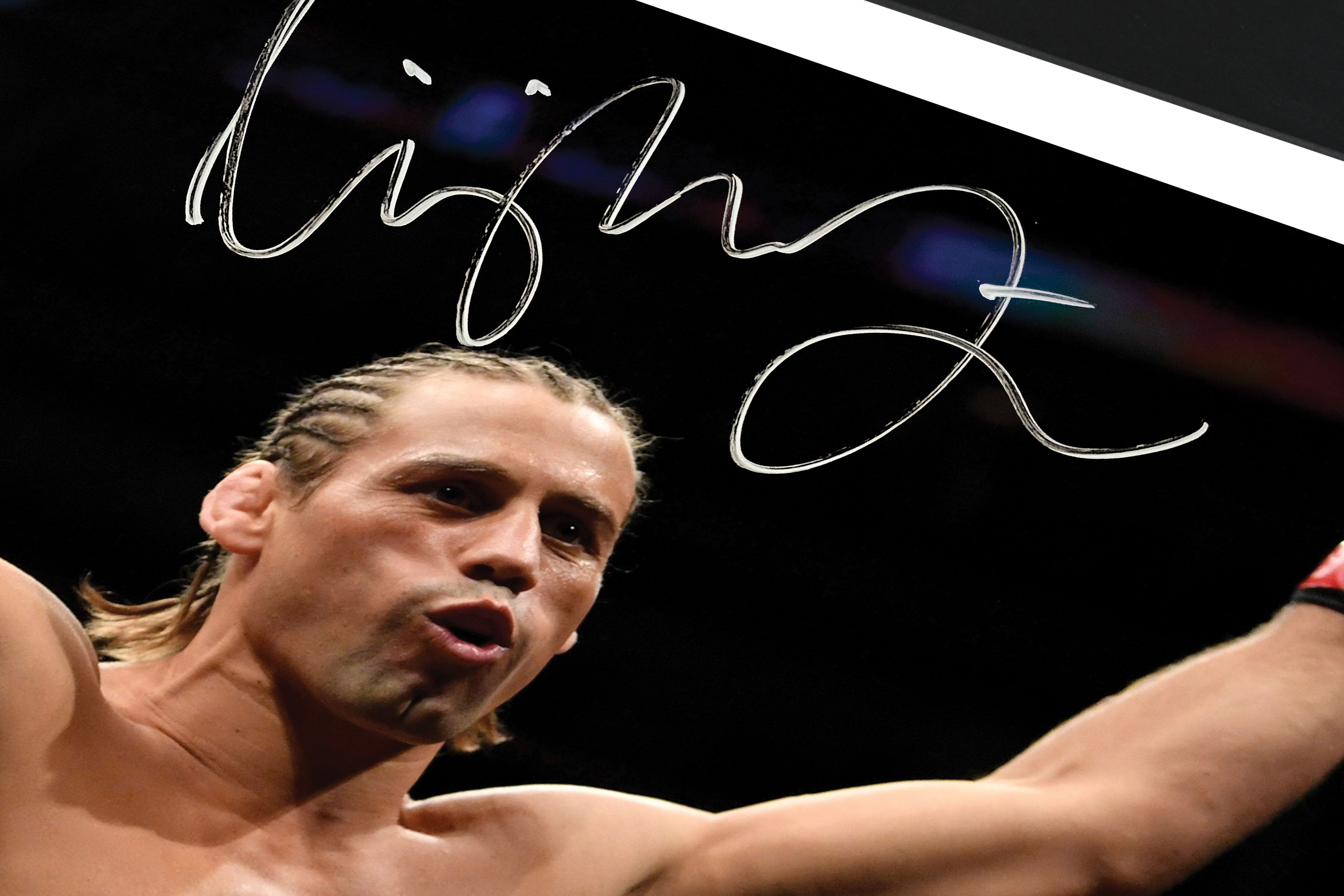 Urijah Faber Signed Photo Fight Night: De Randamie vs Ladd