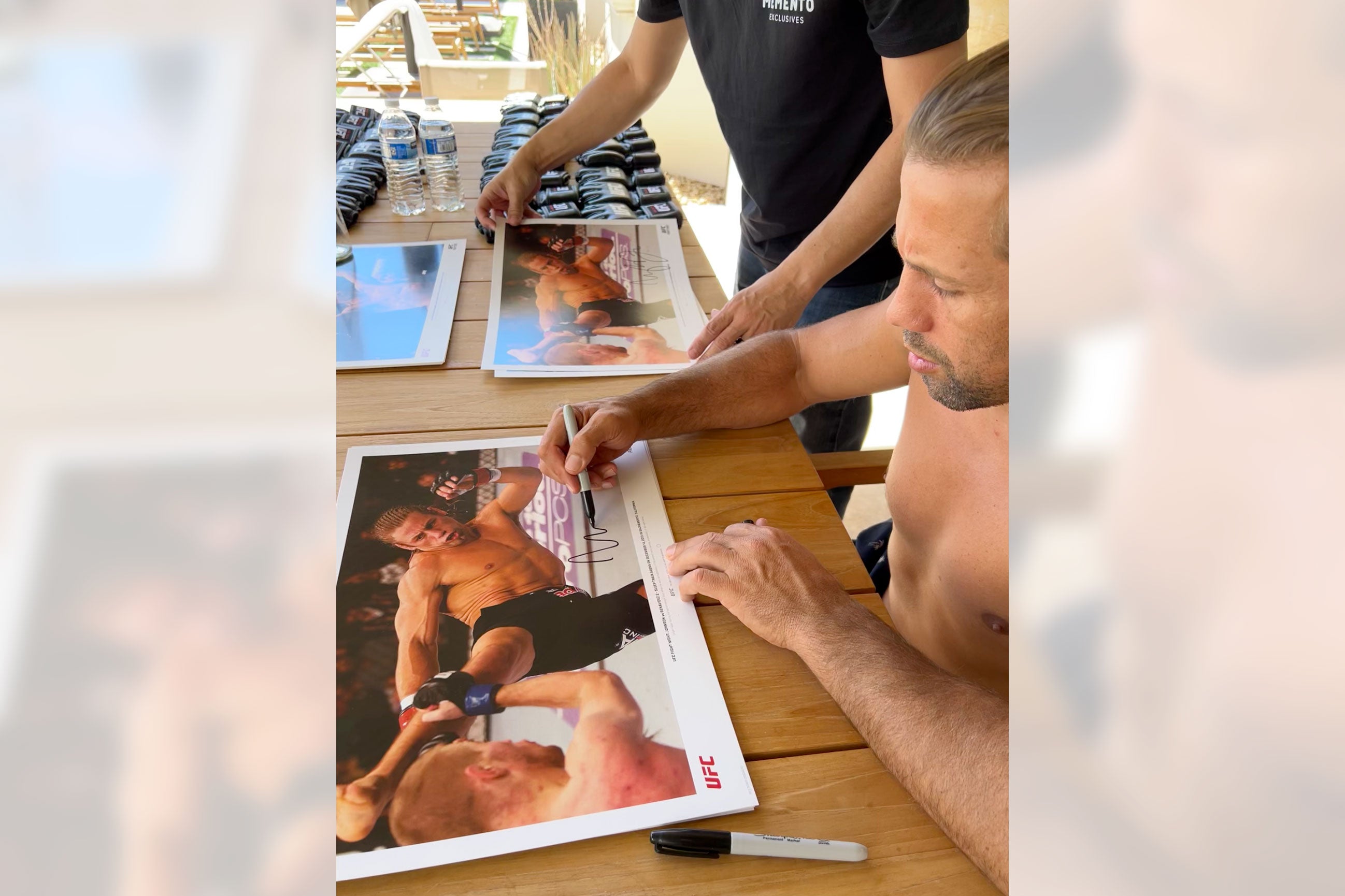 Urijah Faber Signed Photo Fight Night: Johnson vs Benvidez