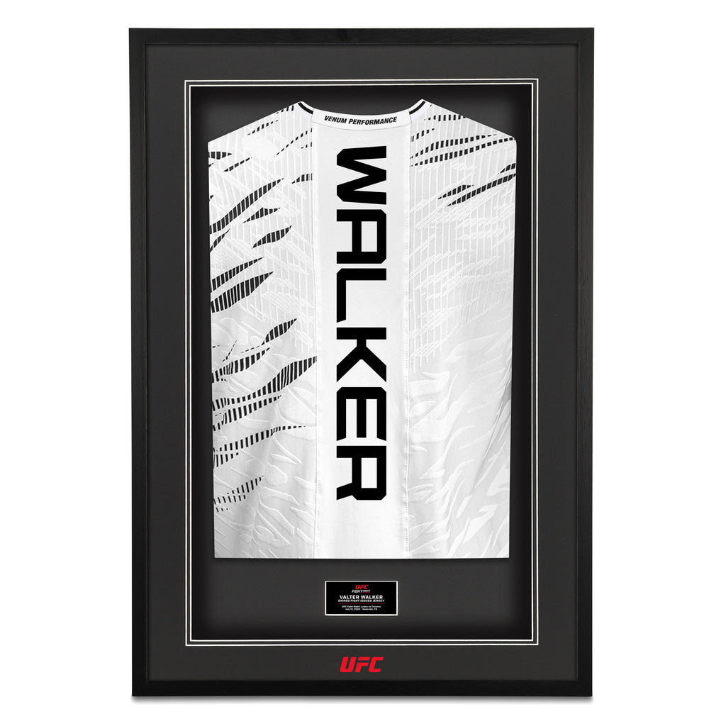 Valter Walker Signed 1-of-1 Fight Worn Jersey UFC Fight Night: Lewis vs Teixeira