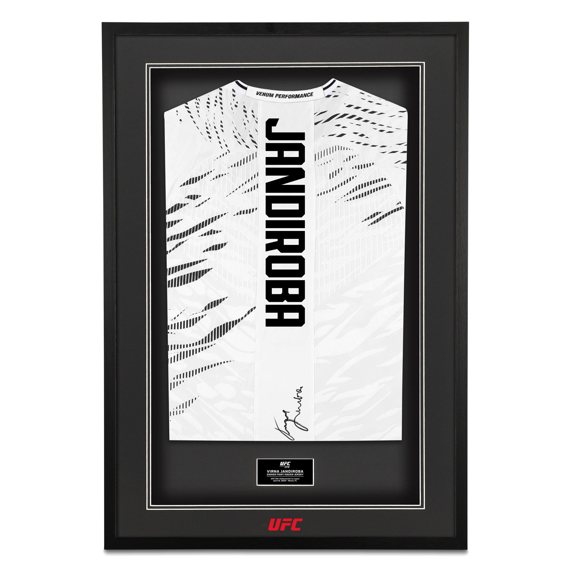 Virna Jandiroba Signed 1-of-1 Fight Issued Jersey UFC 314: Volkanovski vs Lopes