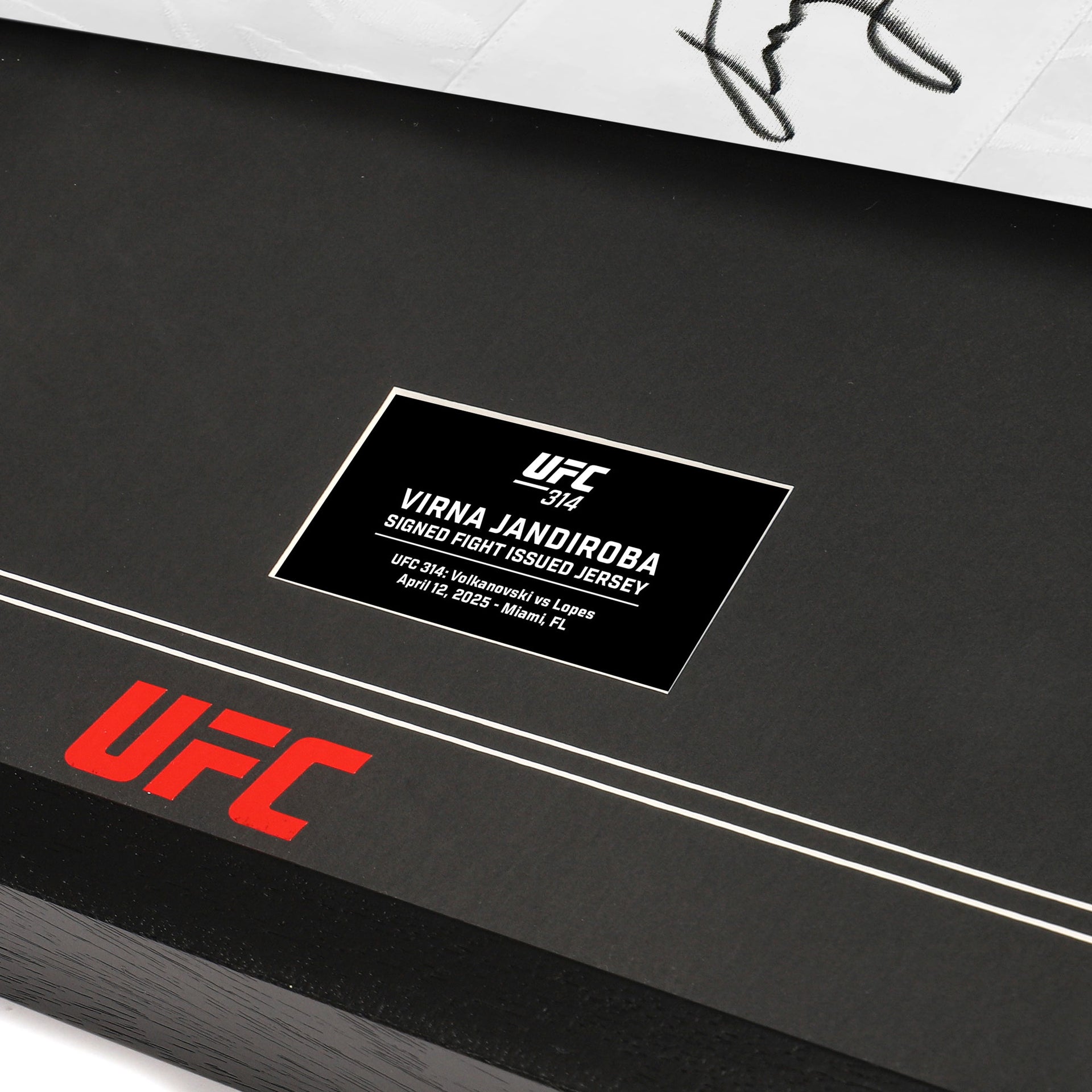Virna Jandiroba Signed 1-of-1 Fight Issued Jersey UFC 314: Volkanovski vs Lopes