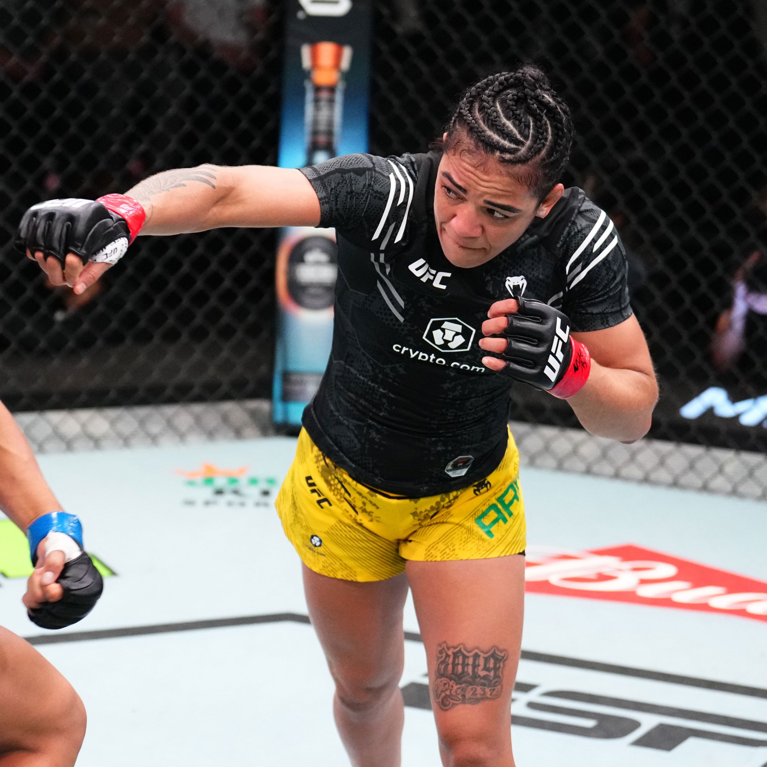 Viviane Araujo Signed Fight Issued Hoodie - UFC Fight Night: Doldize vs. Imavov