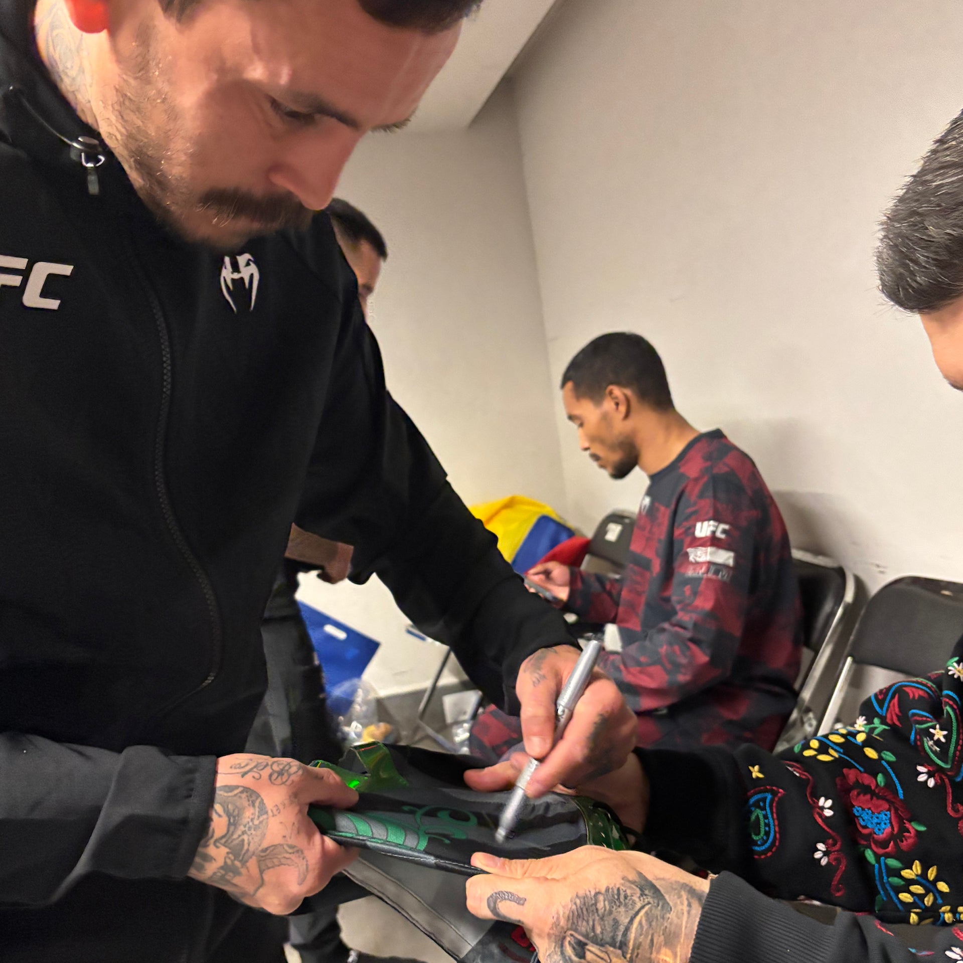 Marlon Vera Signed 1-of-1 Fight Issued UFC Mexico City Luchador Mask UFC Fight Night: Moreno vs Kavanagh