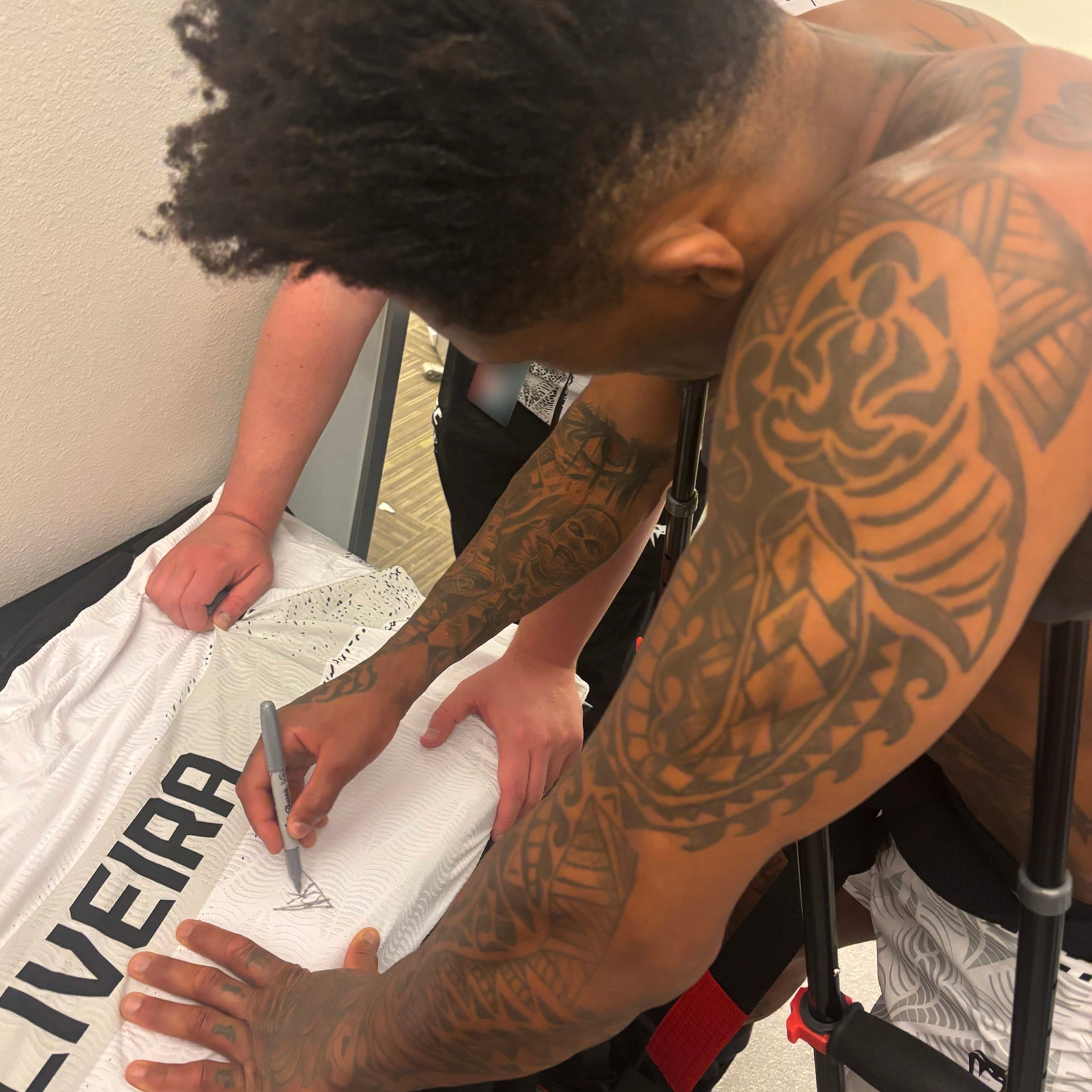 Vinicius Oliveira Signed 1-of-1 Fight Worn Jersey UFC Fight Night: Kape vs Horiguchi 2