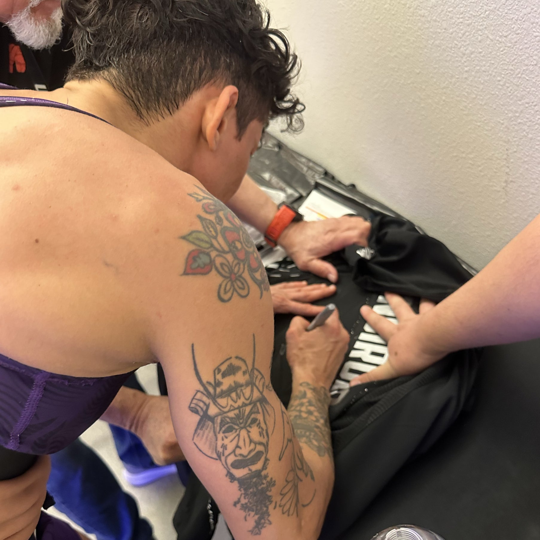 Virna Jandiroba Signed 1-of-1 Fight Worn Hoodie UFC Fight Night: Moicano vs Duncan
