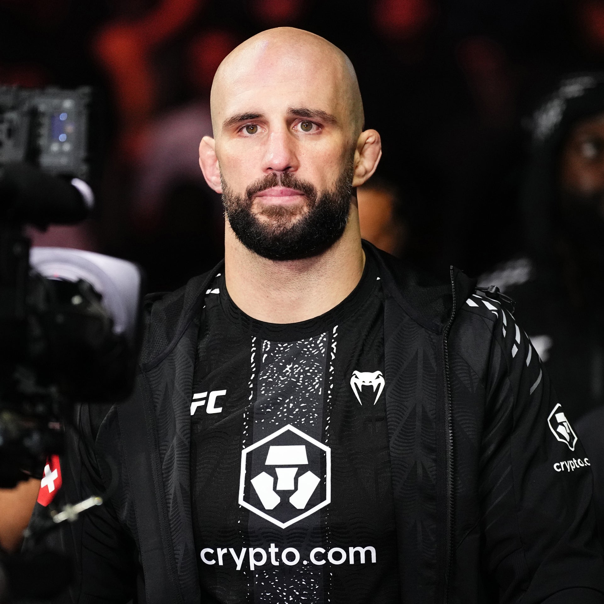 Volkan Oezdemir Signed 1-of-1 Fight Worn Jersey UFC Fight Night: Tsarukyan vs Hooker