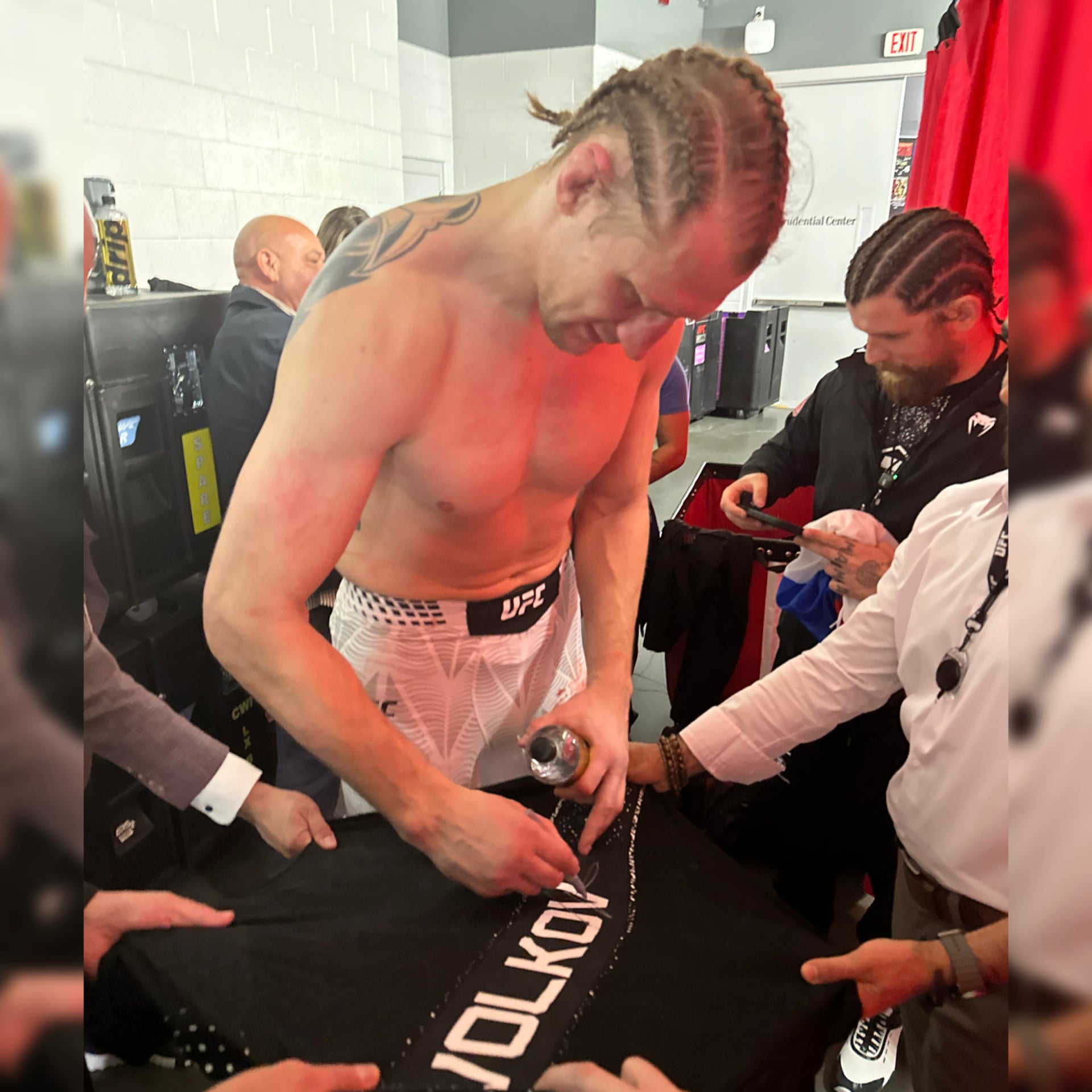 Alexander Volkov Signed 1-of-1 Fight Worn Jersey UFC 328: Chimaev vs Strickland