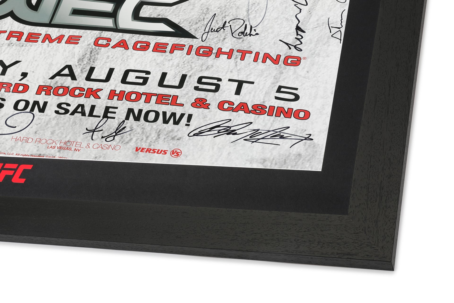 WEC 29: Condit vs Larson Autographed Event Poster