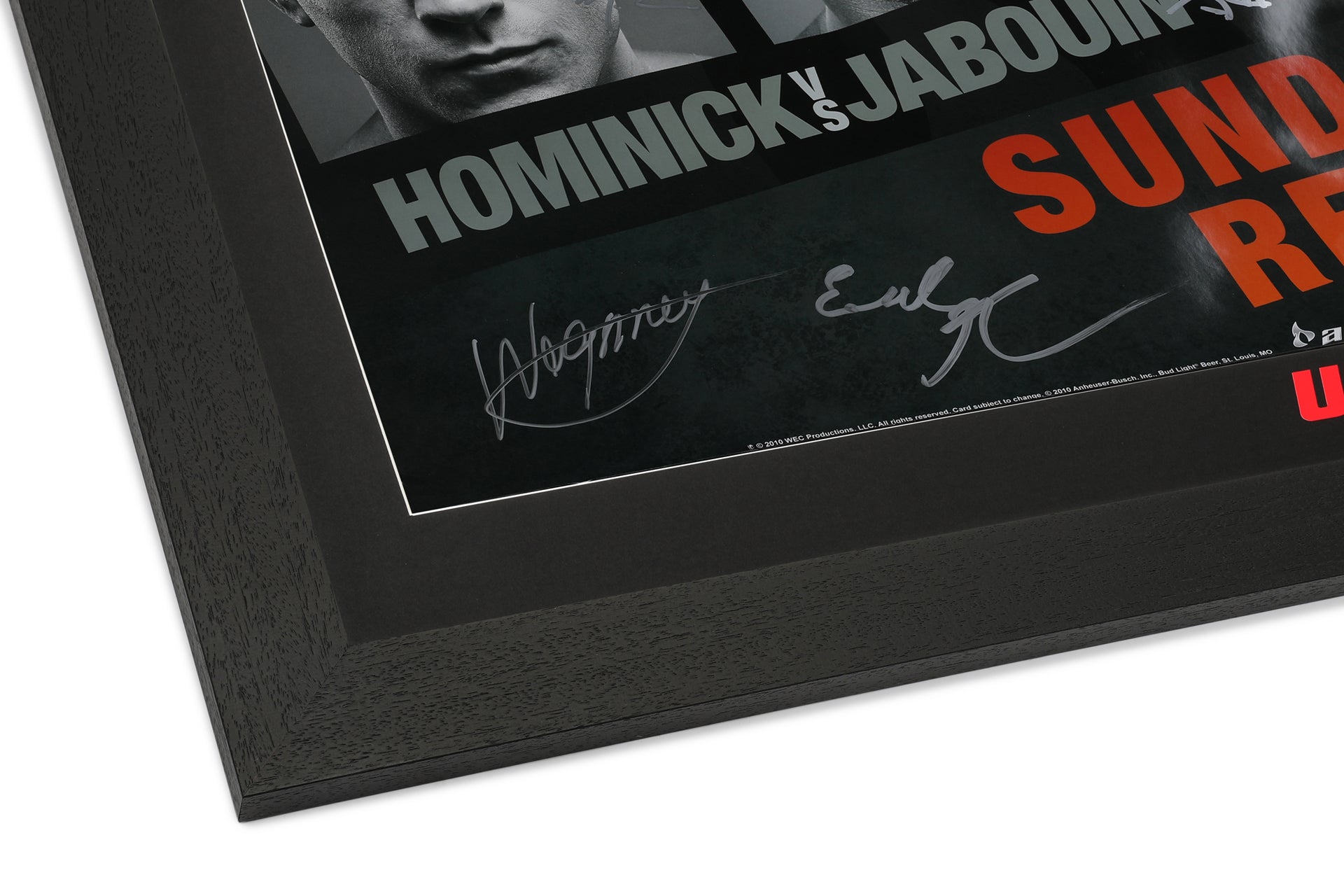 WEC 49: Varner vs Shalorus Autographed Event Poster