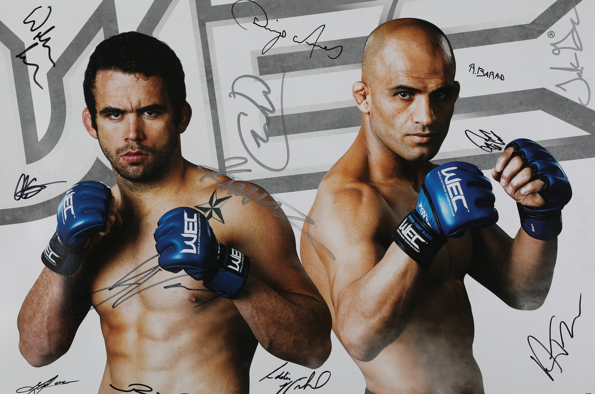 WEC 49: Varner vs Shalorus Autographed Event Poster