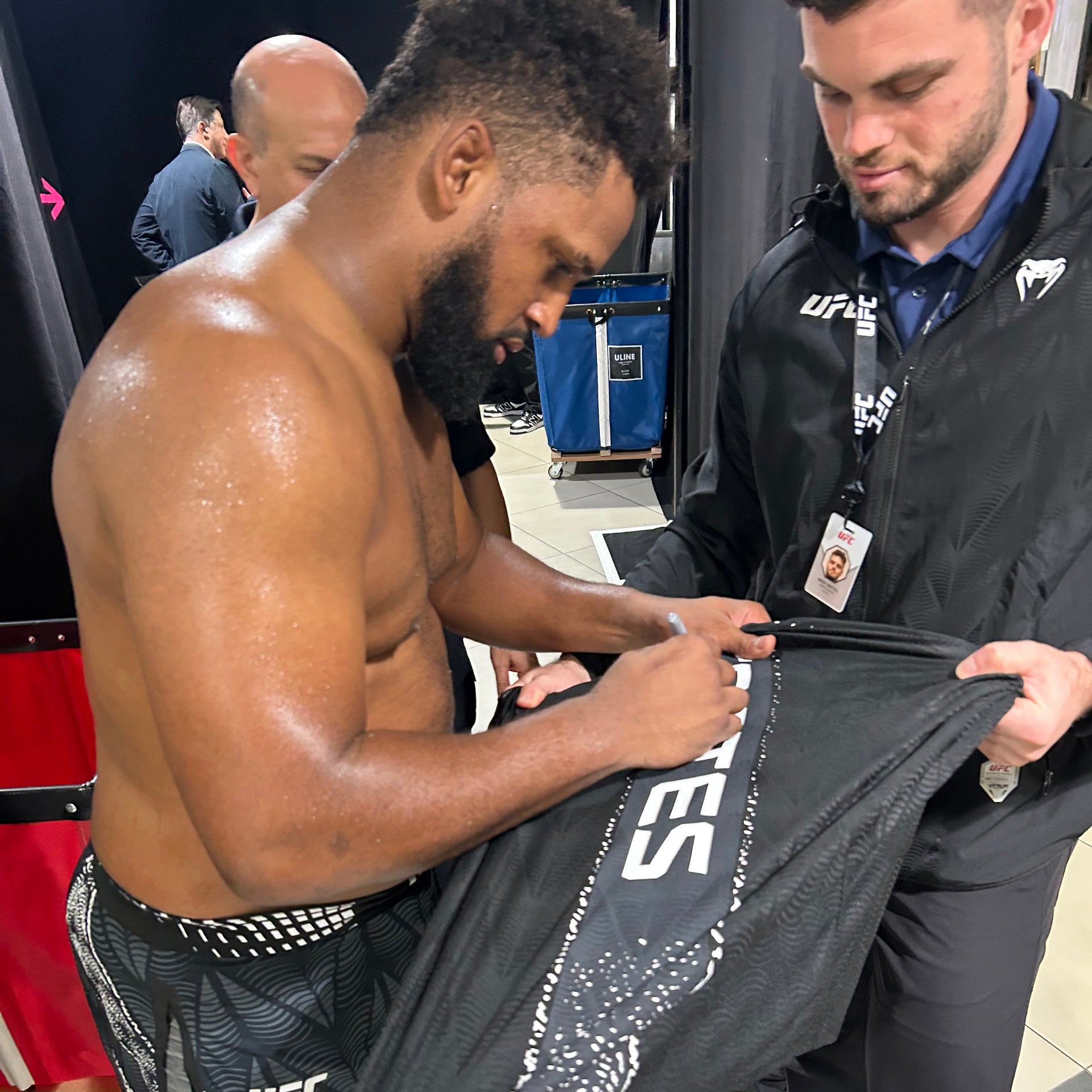 Waldo Cortes-Acosta Signed 1-of-1 Fight Worn Jersey UFC Fight Night: Tsarukyan vs Hooker