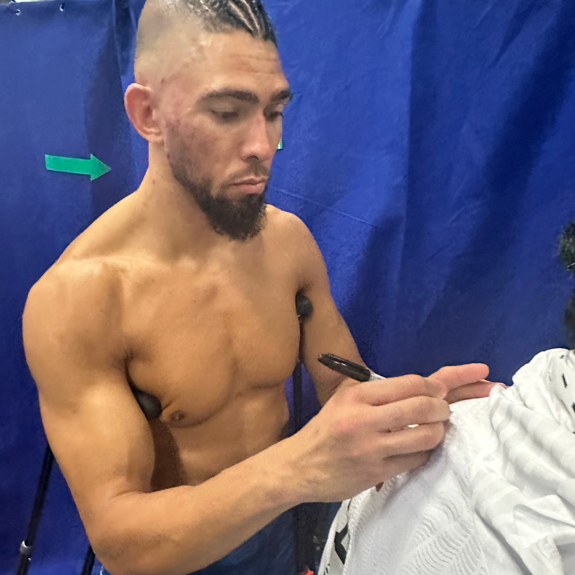 Johnny Walker Signed 1-of-1 Fight Worn Jersey UFC 327: Procházka vs Ulberg