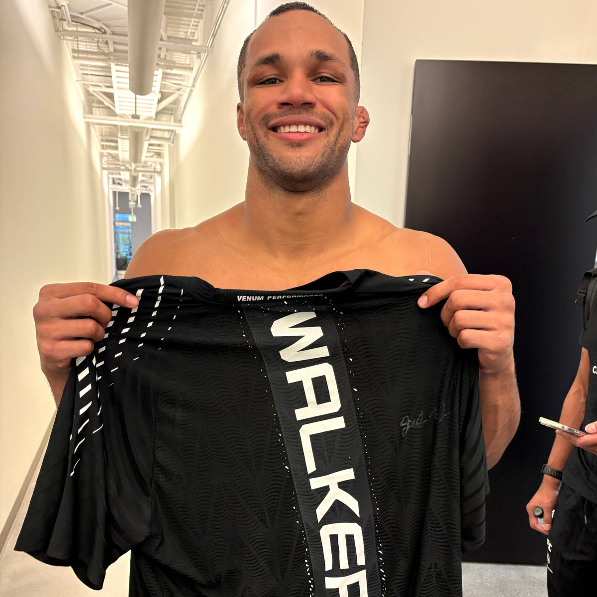 Julius Walker Signed 1-of-1 Fight Worn Jersey UFC Fight Night: Allen vs Duncan