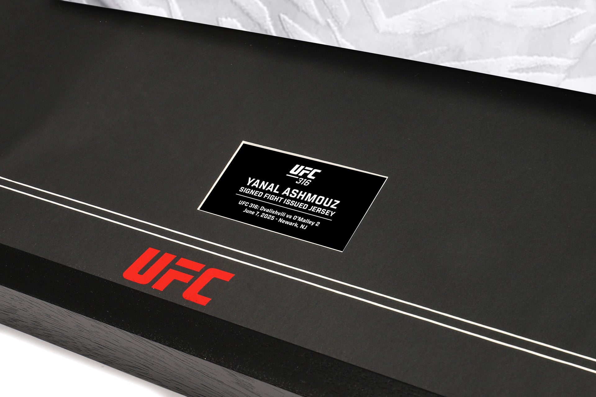 Yanal Ashmouz Signed 1-of-1 Fight Issued Jersey UFC 316: Dvalishvili vs O'Malley 2