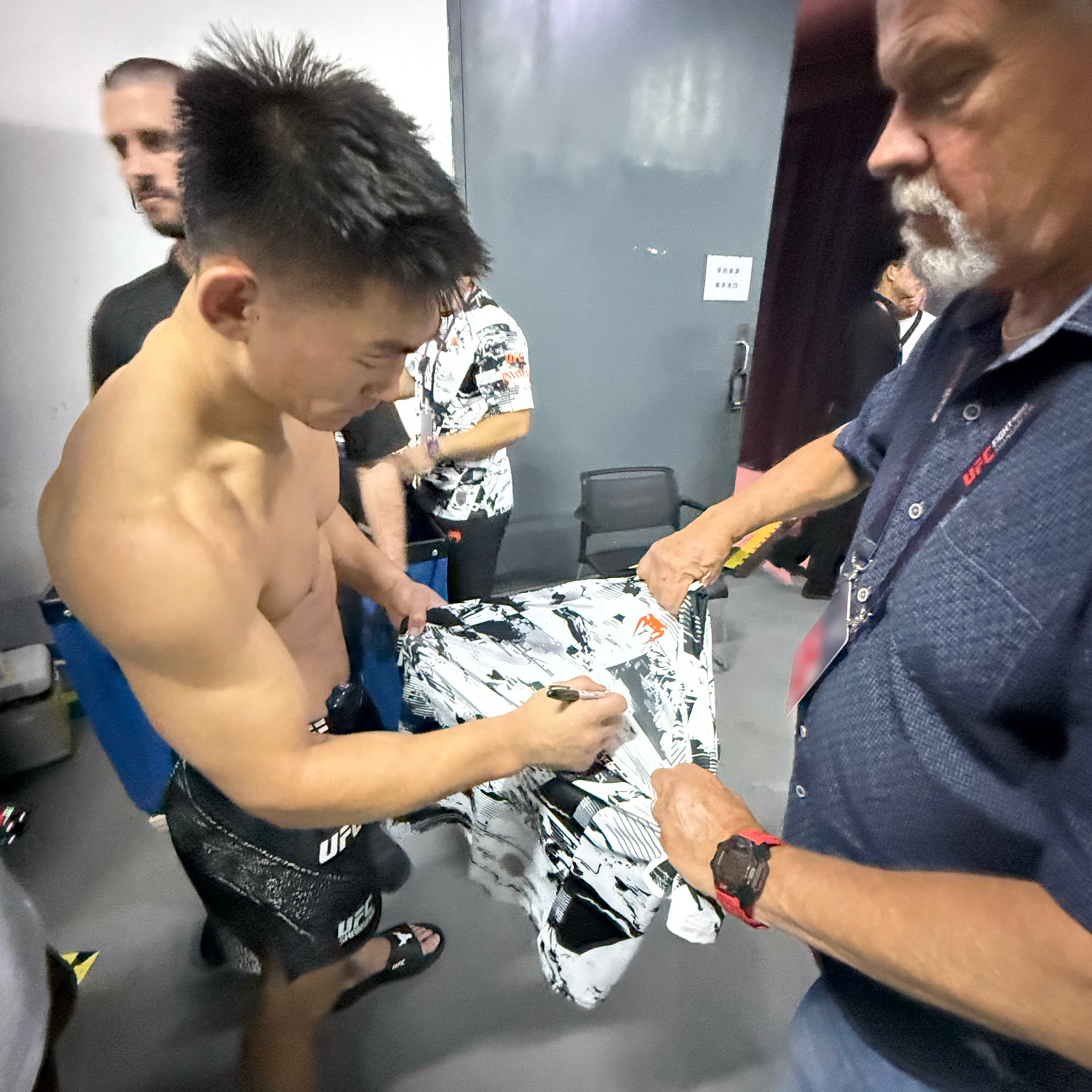 Yadong Song Signed 1-of-1 Fight Worn Jersey UFC Fight Night: Nurmagomedov vs Song