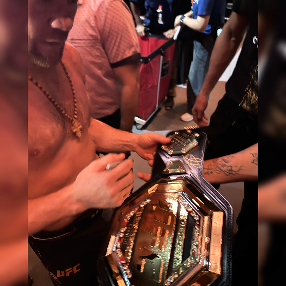 Petr Yan Signed UFC Legacy Championship Replica Belt