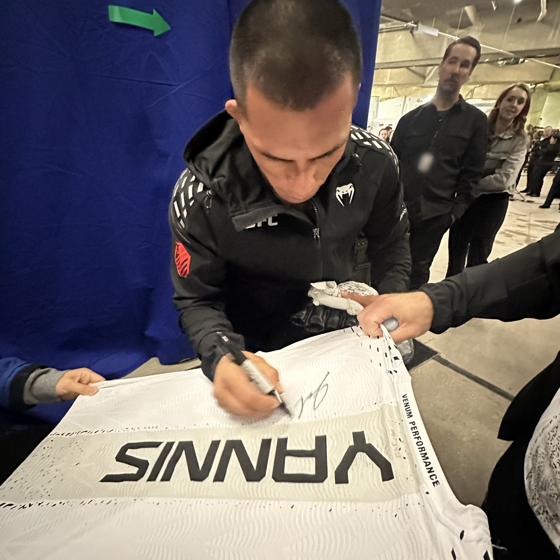 John Yannis Signed 1-of-1 Fight Worn Jersey UFC Fight Night: Burns vs Malott